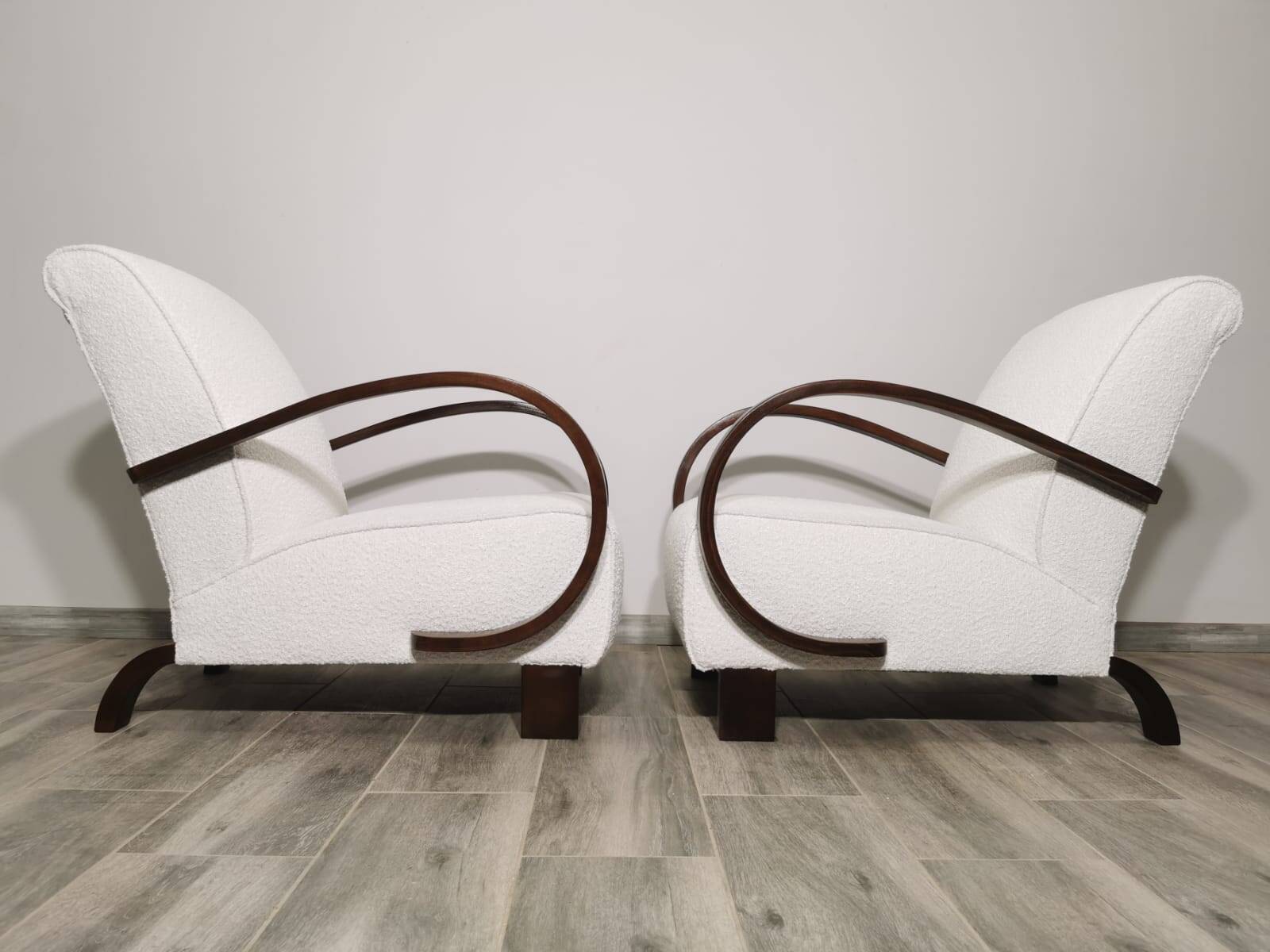 Armchairs by Jindrich Halabala, 1940s