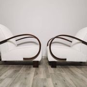 Armchairs by Jindrich Halabala, 1940s