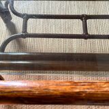 Rattan coffee table and smoked glass