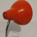Orange bedside lamp from the 60s