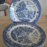 6 flat plates Churchill England