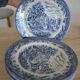 6 flat plates Churchill England