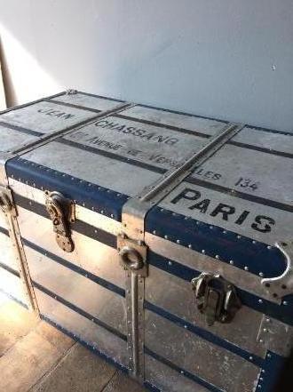 Vintage travel trunk