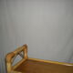 Rattan bamboo shelf on feet from the 50s 60s