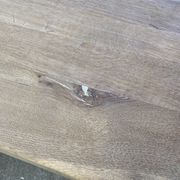 Large dining table monastery style raw natural oak