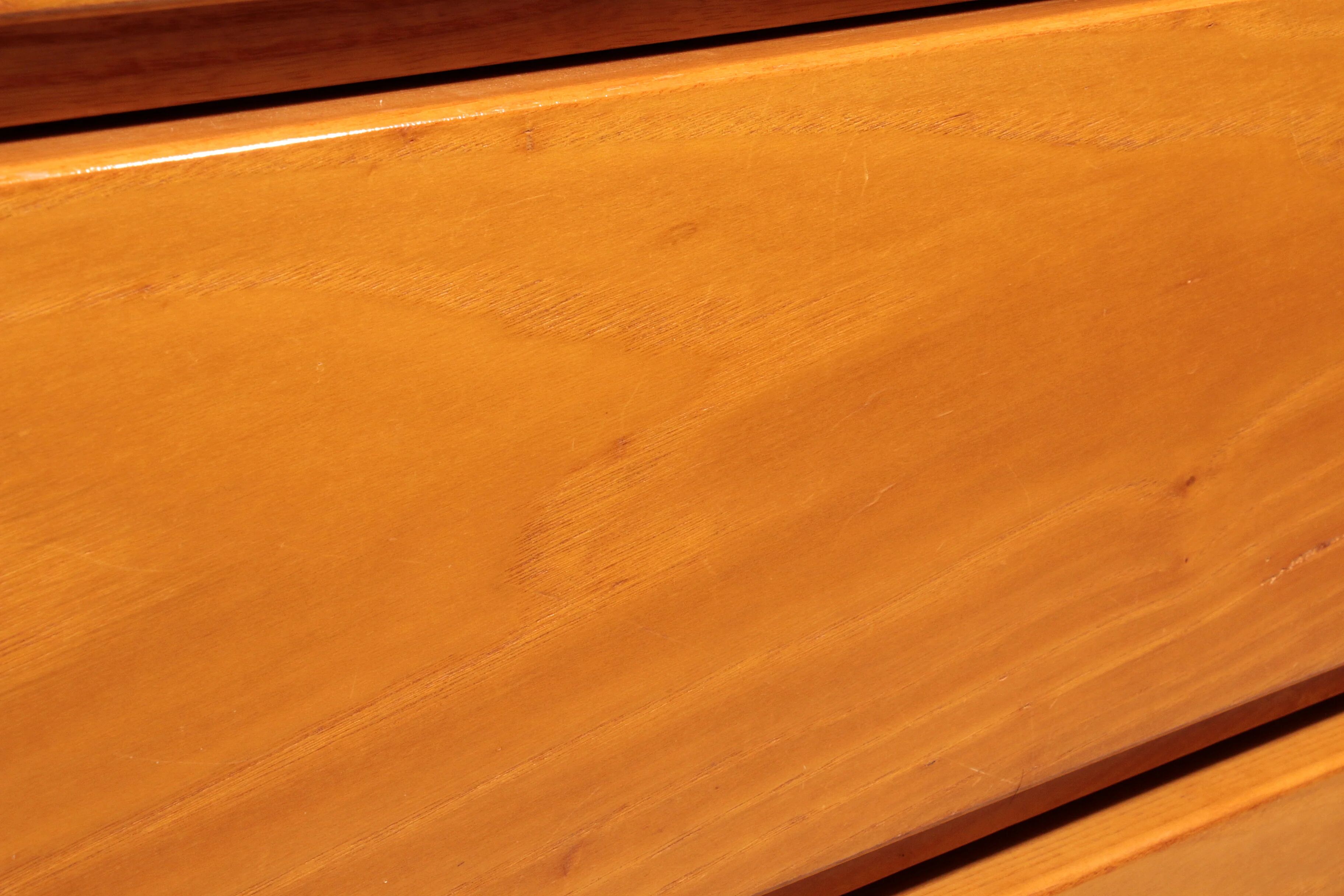 Italian architectural chest of drawers in ash