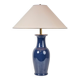 Vintage Jar Table Lamp in Ceramic and Brass, 1970