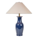 Vintage Jar Table Lamp in Ceramic and Brass, 1970