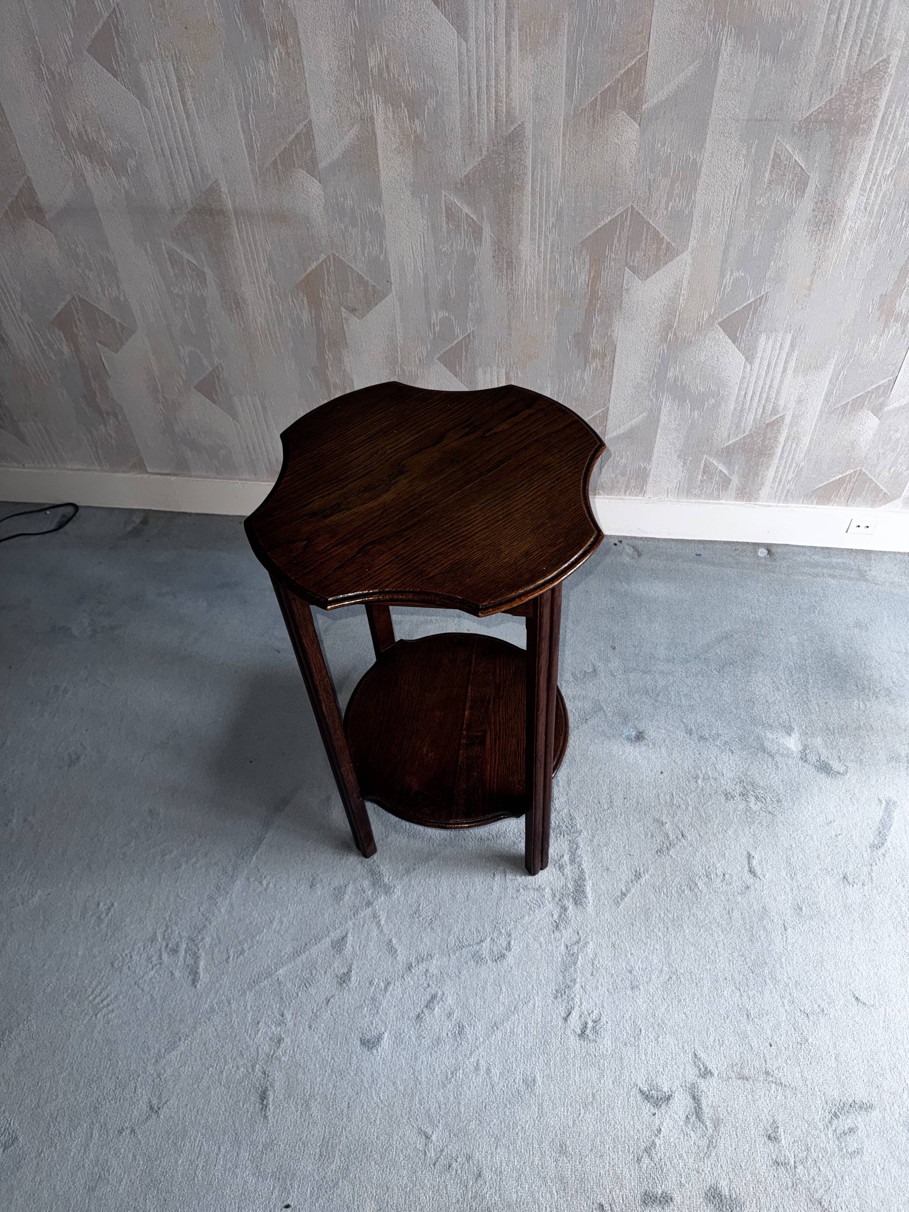 Small wooden side table