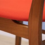 Ensemble de 6 chaises à manger danoises en teck par Falsled, années 1960