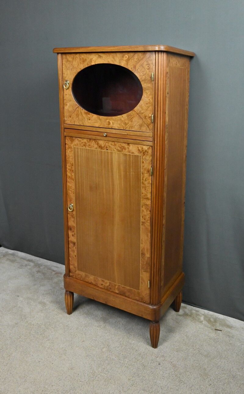 Furniture made of thuya burl and mahogany, Art Deco period – early 20th century.