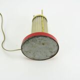 Art deco mushroom lamp made of glass, restored