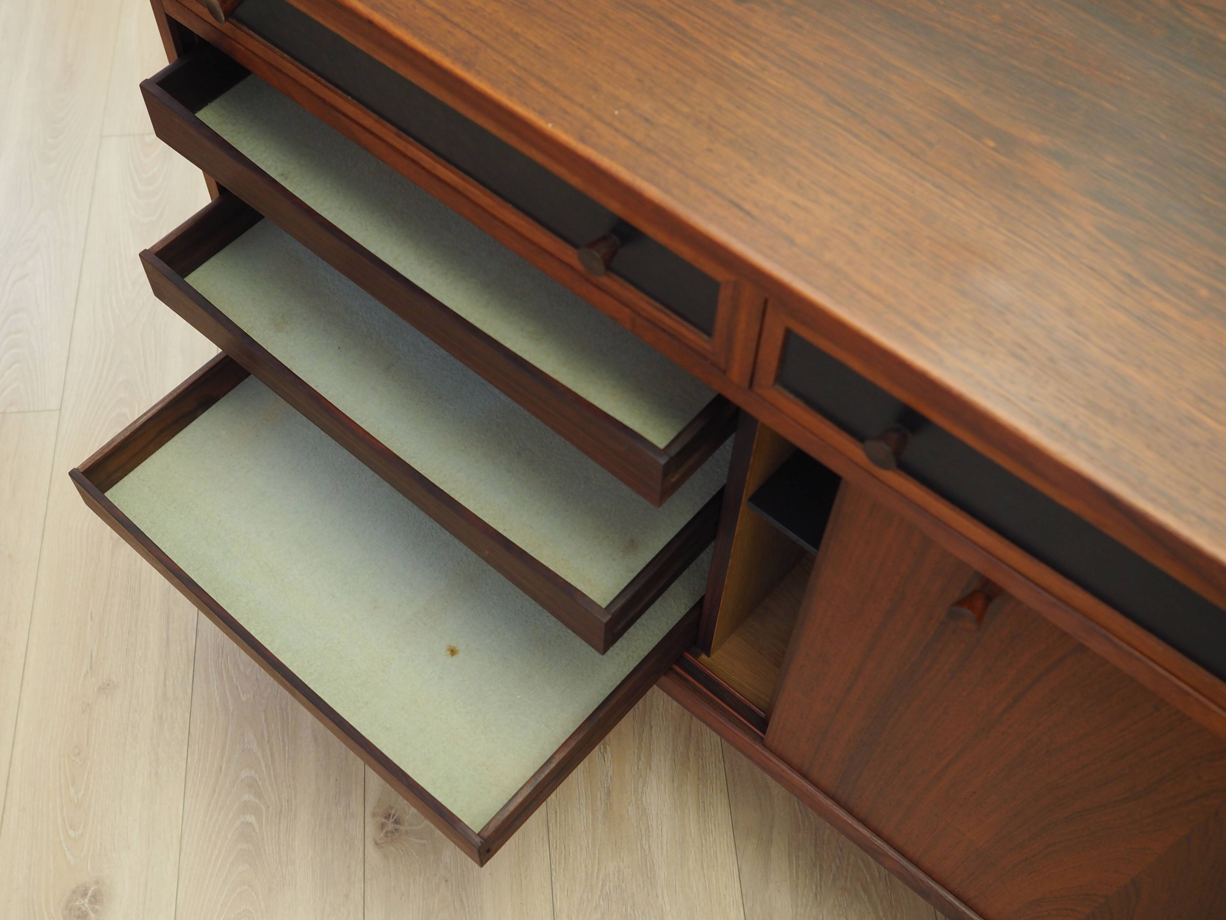 Rosewood sideboard, Danish design, 1960s, manufacturer: Hans Bech