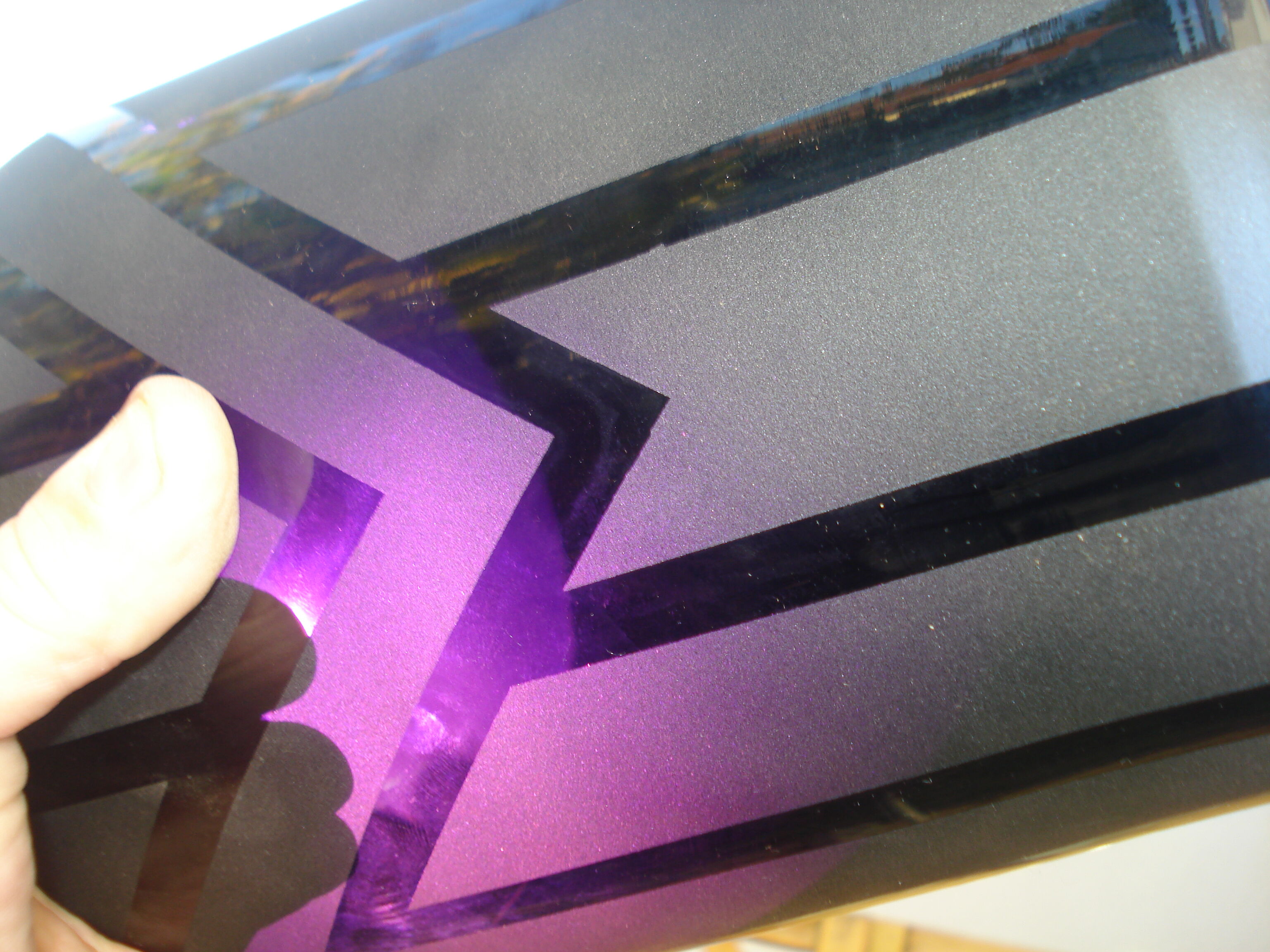 Covered cubist glass pot La Coupole Brasserie Paris 1930 signed Riecke