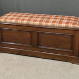 Oak Landing Chest Bench – Early 20th Century