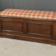 Oak Landing Chest Bench – Early 20th Century