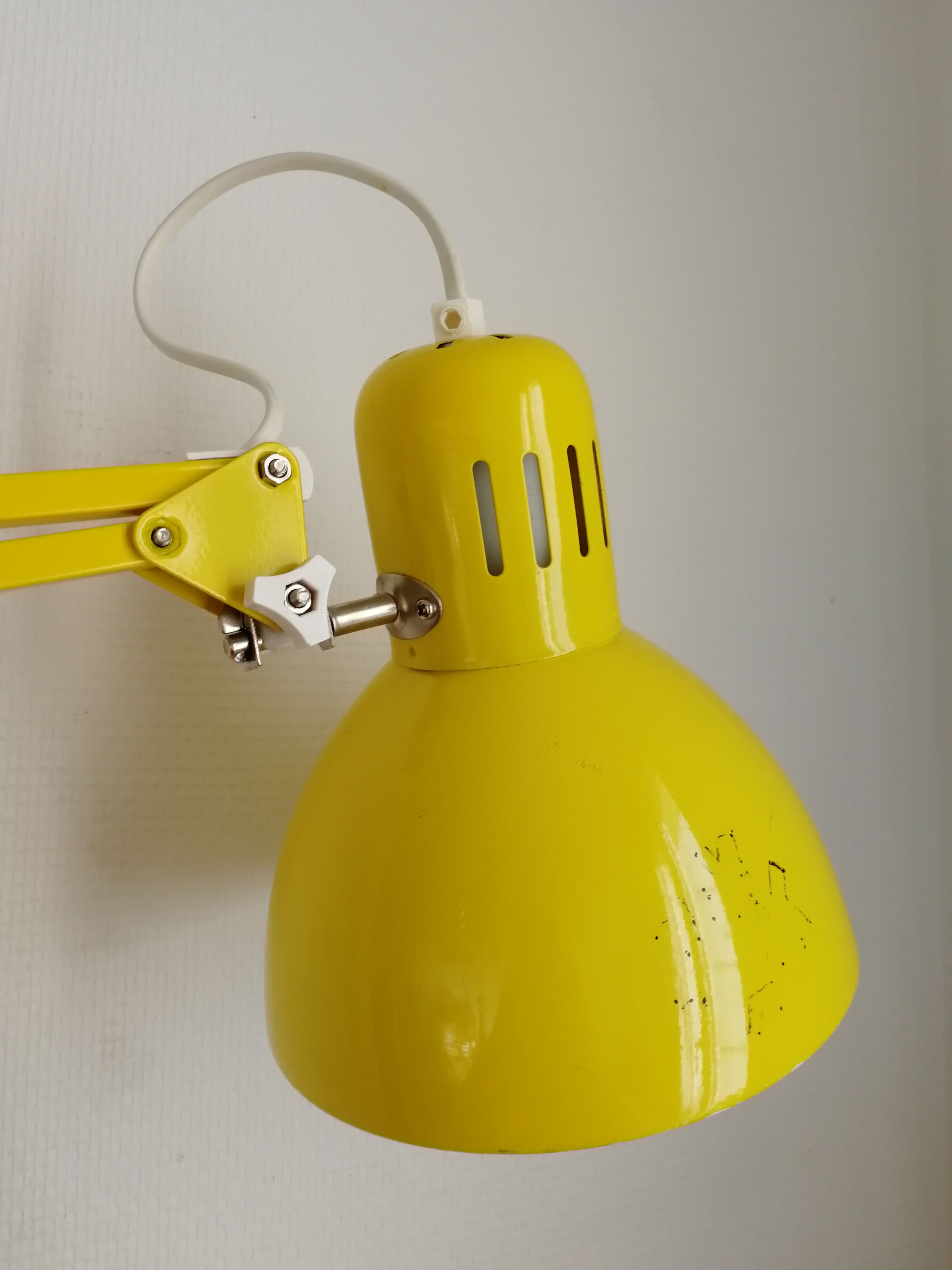 Yellow architect lamp