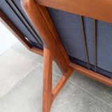 Mid-century minimalist teak canapé by Orla Mølgaard Nielsen for France & Søn / France & Daverkosen.