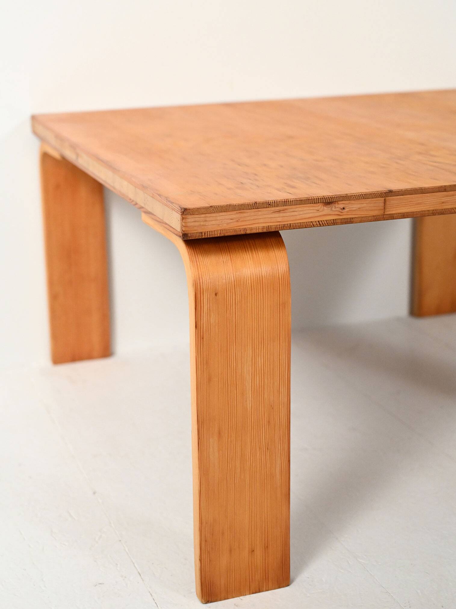 Coffee table in pine and oak, 1960s