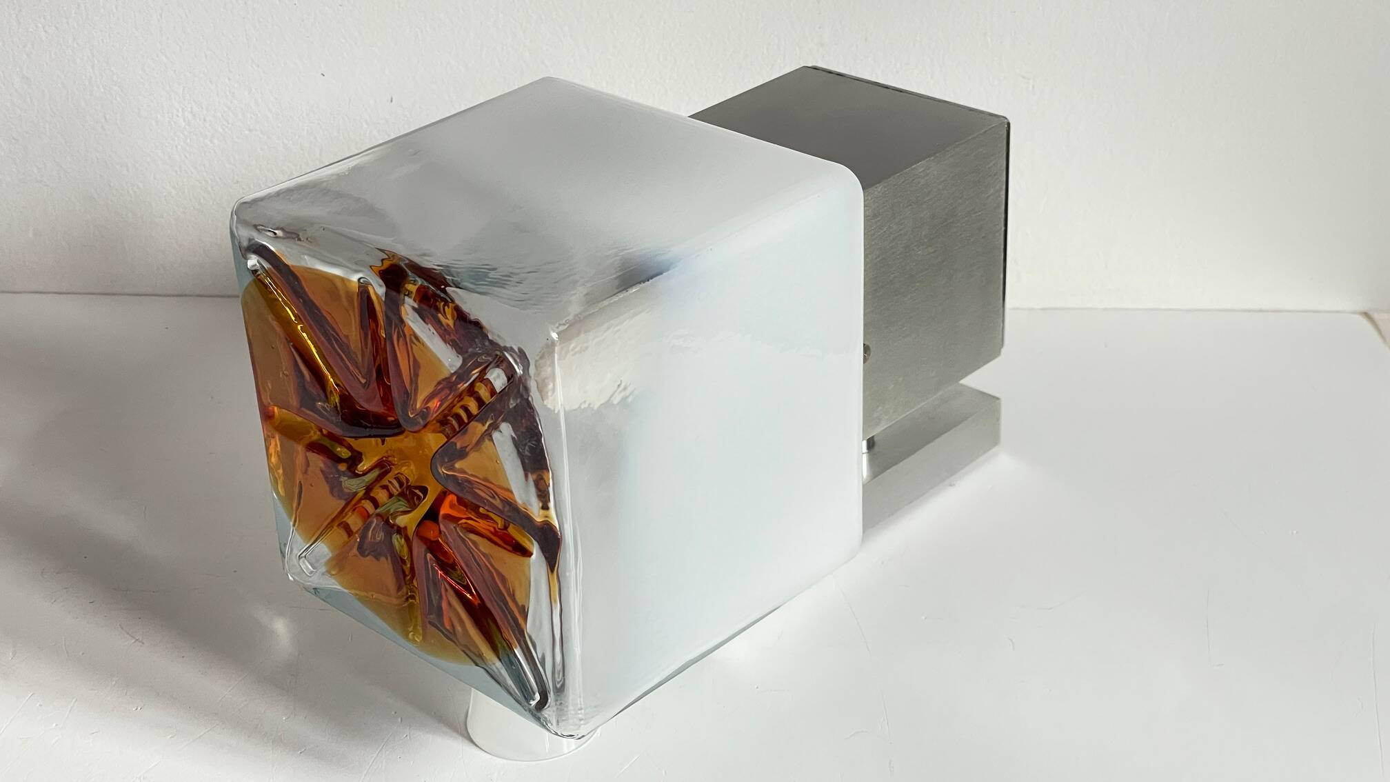 Space age style mazzega wall light