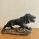 Roaring lion Art Deco signed Magioni
