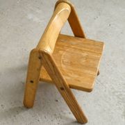 Pierre Grosjean's pine children's chair, Belgium, 1970