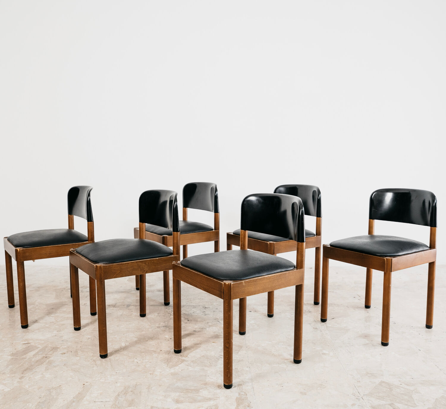 Set Da Pranzo 6 Sedie Piarotto Design Italy 1960’s Modernariato Vintag