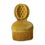 Toad in Velvet Chair