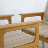 Pair of danish highback chairs by domus danica