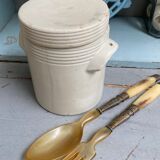 Glazed earth pot
