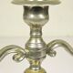 Chandelier en métal argenté 20 cm