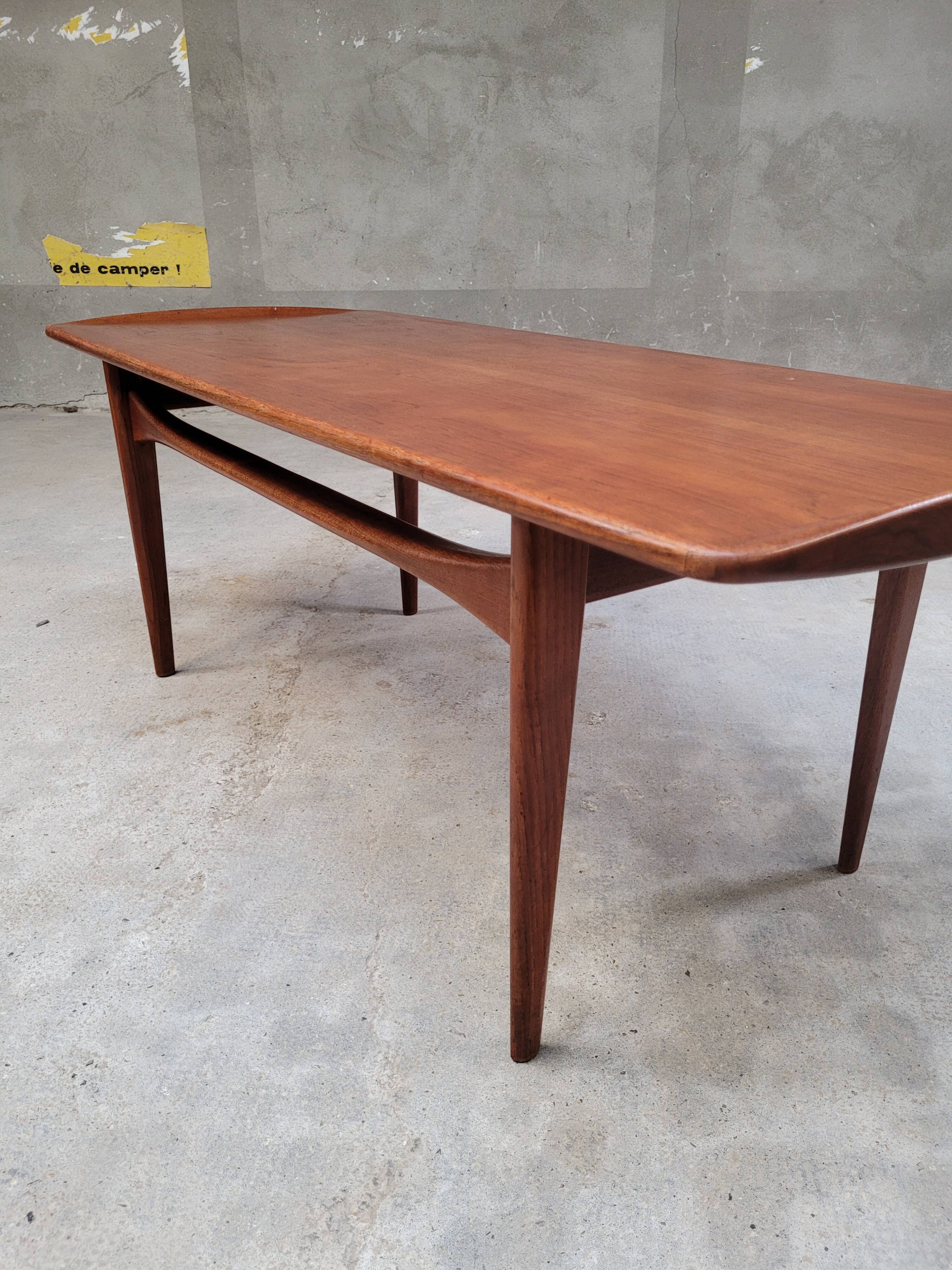 Kindt Larsen coffee table Denmark 1960