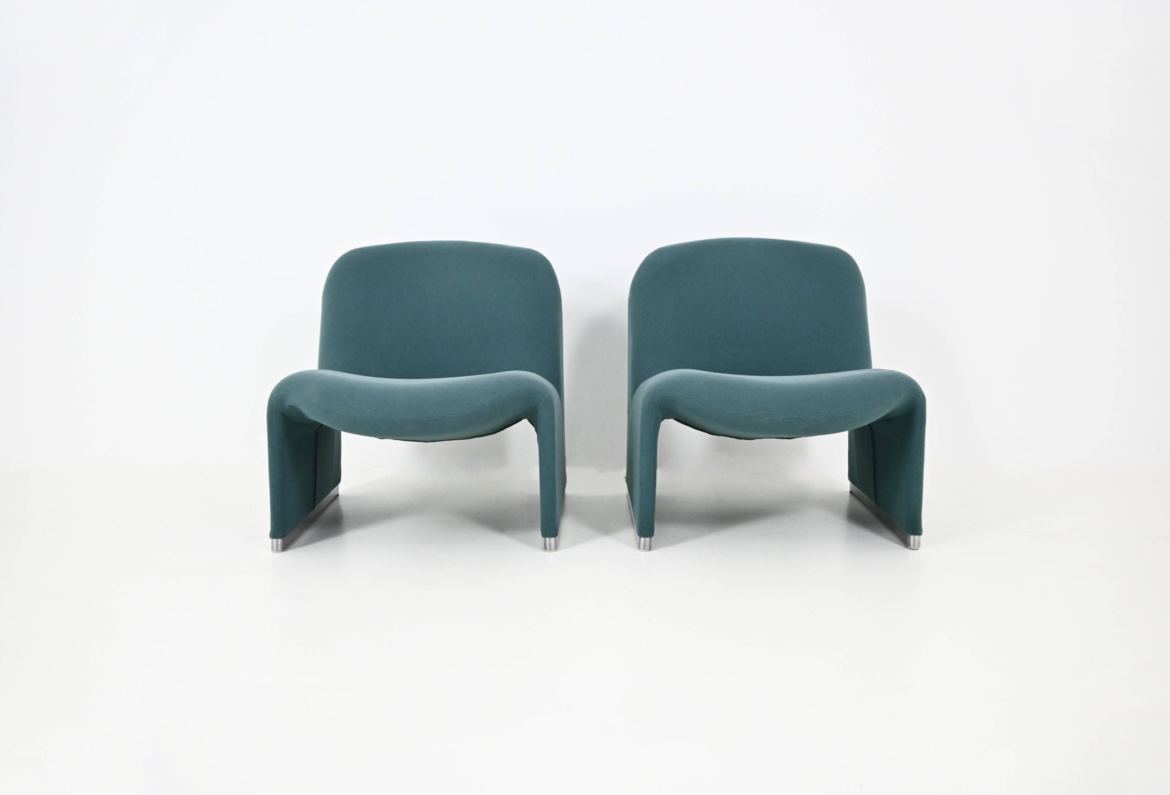 Paire de fauteuils « Alky » de Giancarlo Piretti pour Anonima Castelli, ann