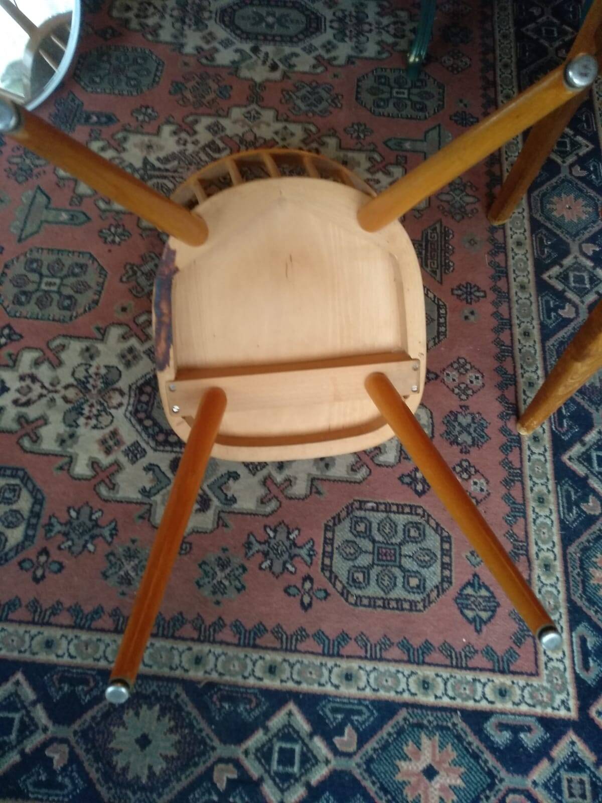 Vintage Baumann chair, bistro chair, office chair, 1950s.
