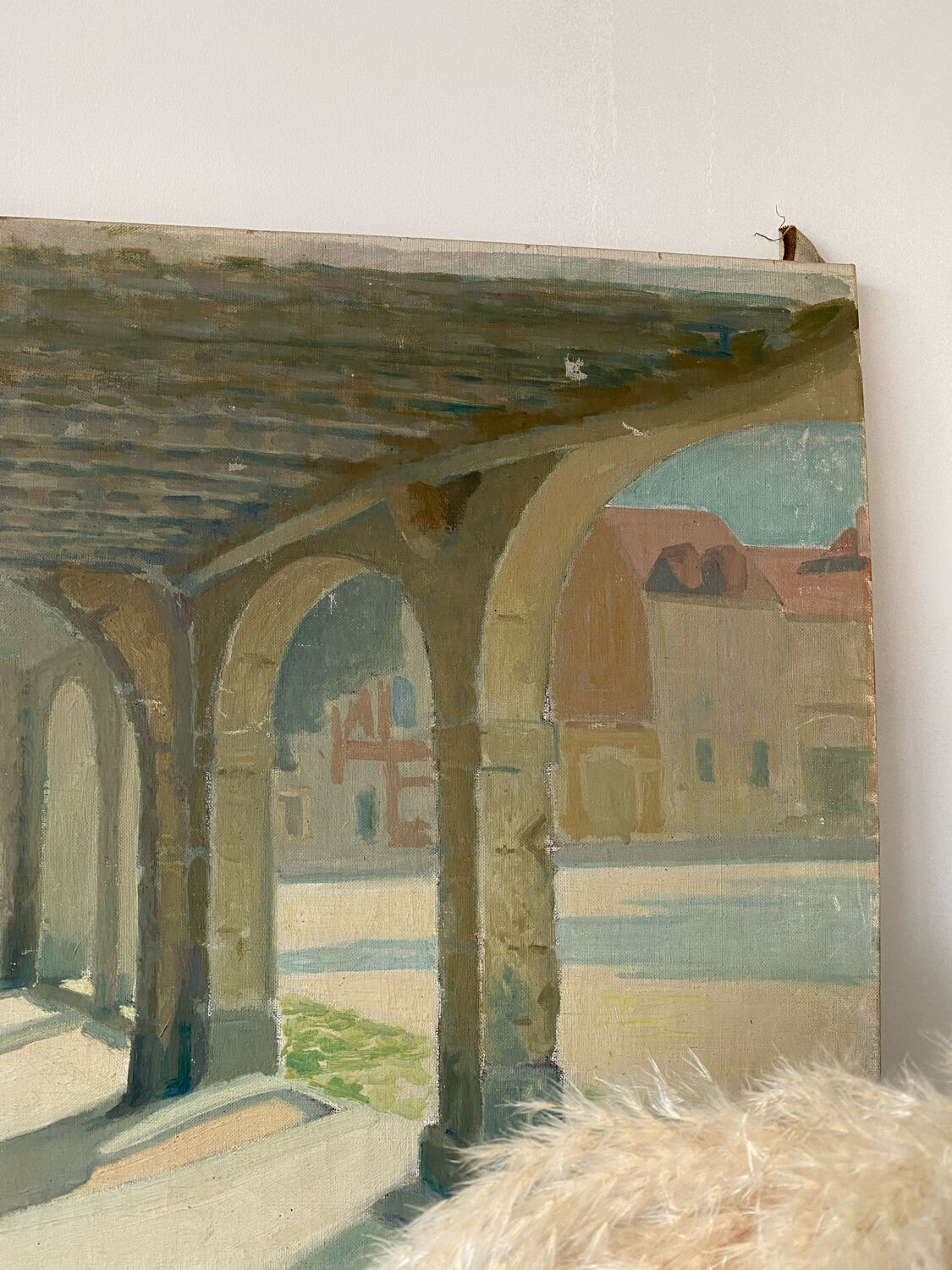Oil painting The Colonnade