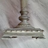Louis XVI style column in lacquered wood