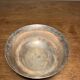 Silver metal stand bowl
