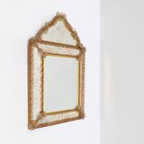 Miroir vénitien en verre de Murano par Art Venitien, modèle Campanil