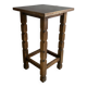 Wooden stool with carved legs, Folk Art