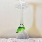 6 wine glasses