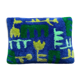 Wool tufted cushion
