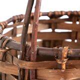 Brutalist basket in bark