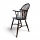 4 x Classic Georgian Bow and Stick Back Windsor Chair / Crinoline stretcher chairs