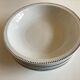 Set of 6 plates cap mid century neo classic Scandinavian 1960