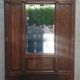 Art Deco coat rack in oak