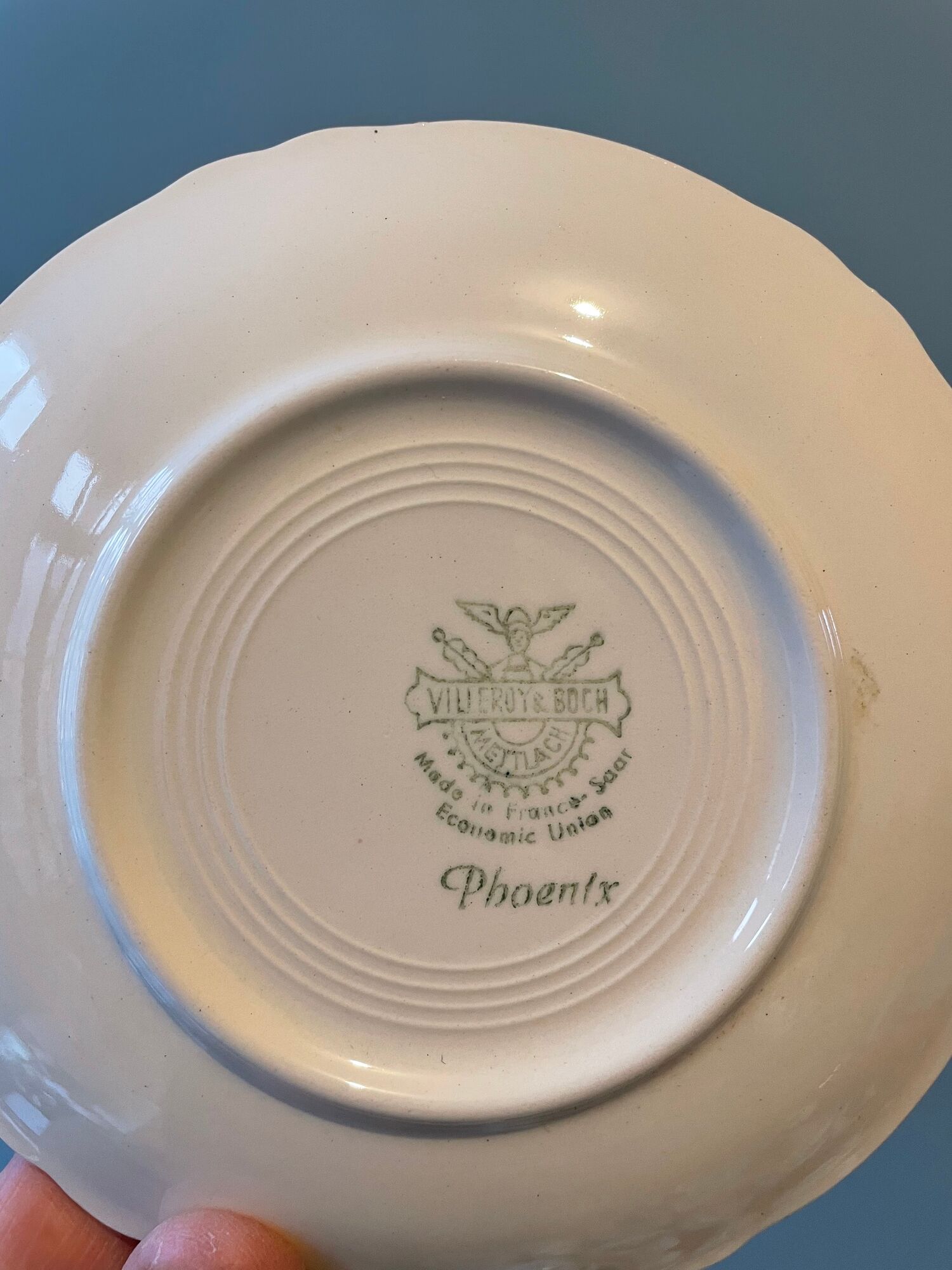 Set of 10 pieces of a Villeroy and Boch tea set, Phoenix model