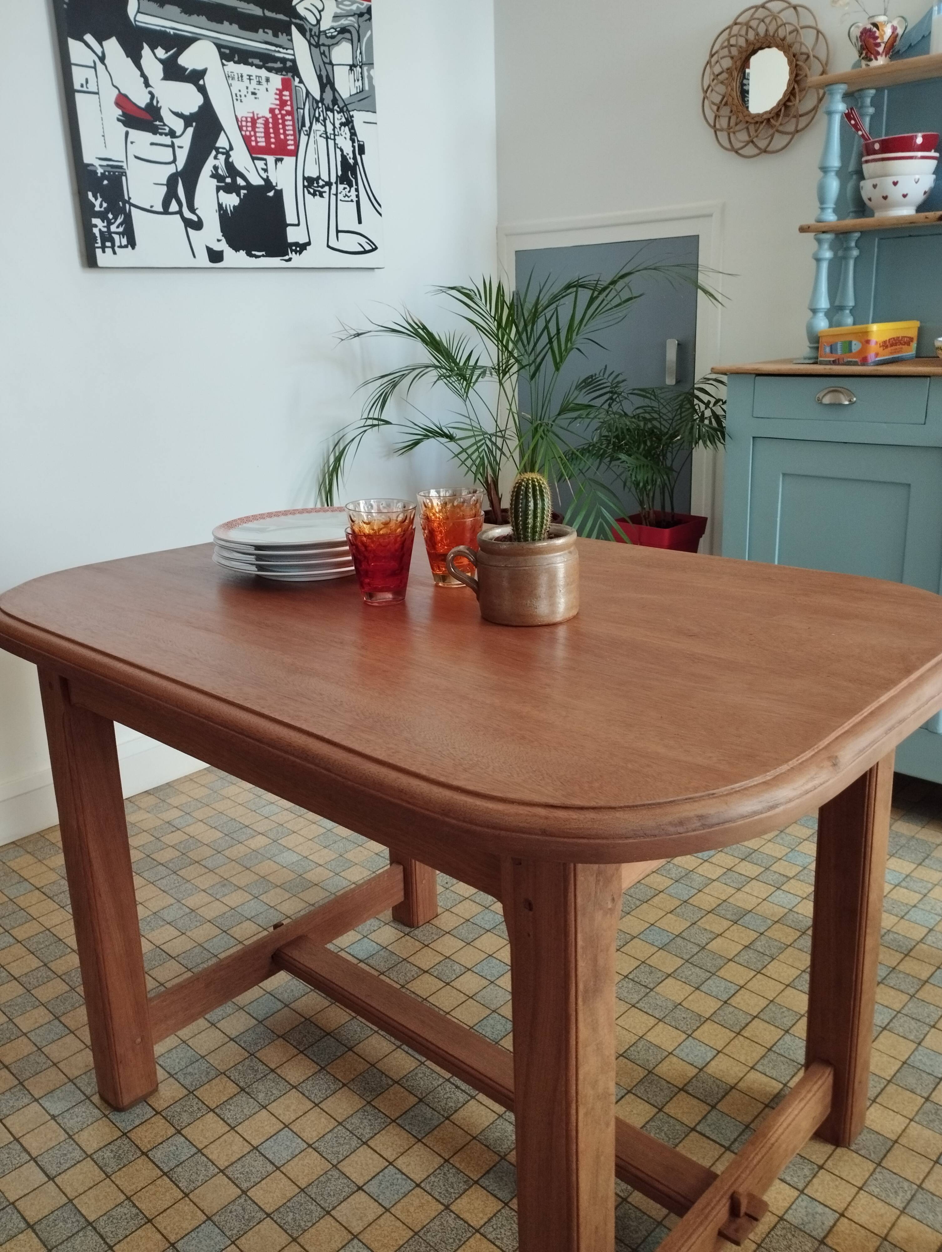 Table à manger vintage