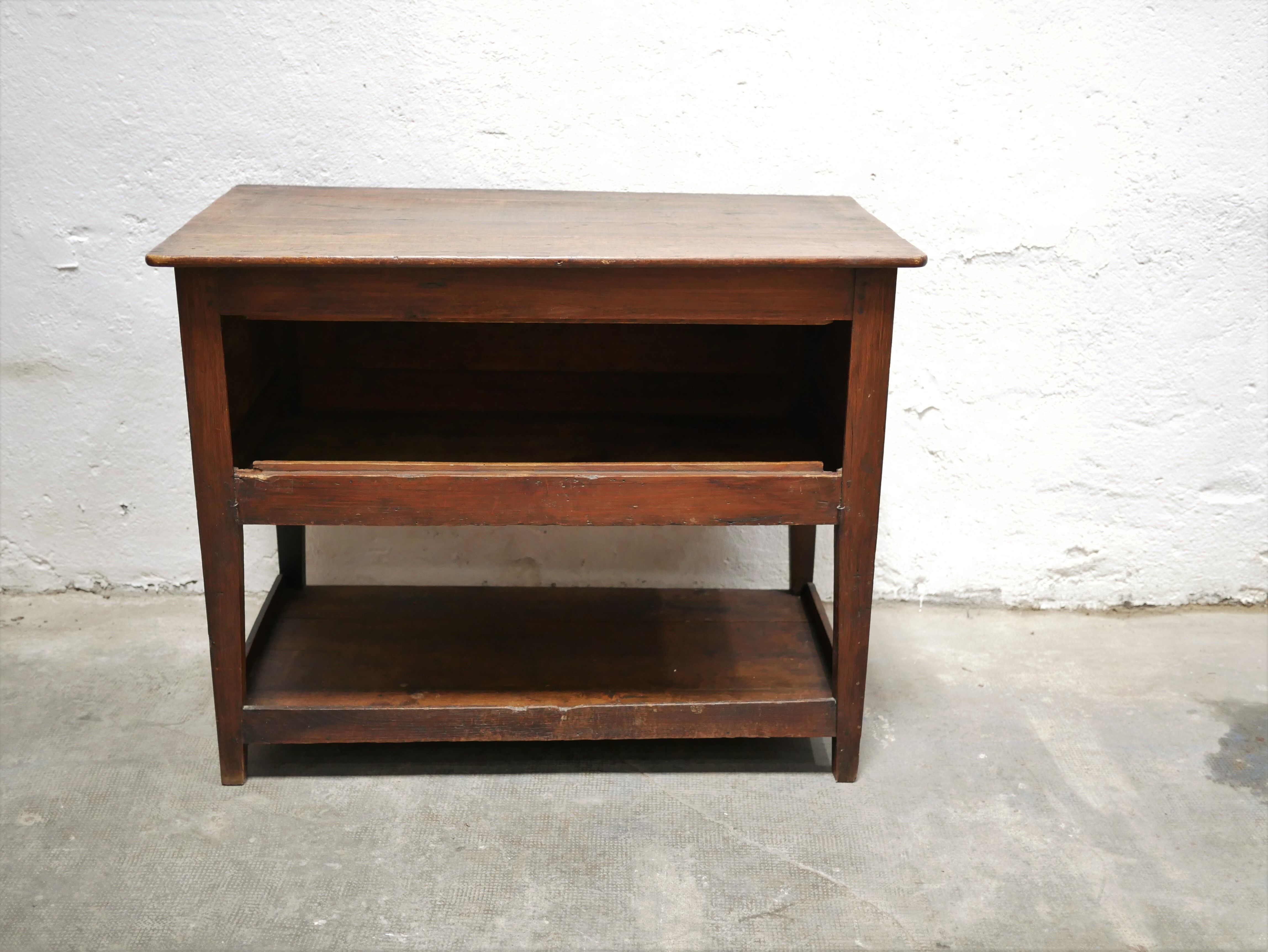 Wooden country storage cabinet