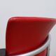 1990s Italian black and red post modern design bench