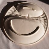 Asparagus plate in slipware